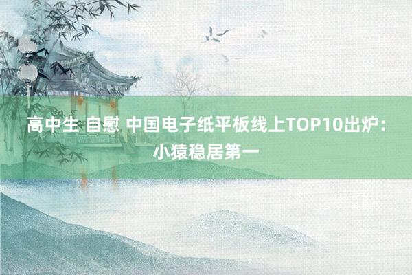 高中生 自慰 中国电子纸平板线上TOP10出炉：小猿稳居第一